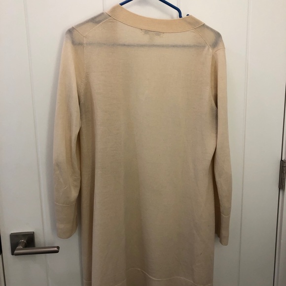 Light yellow banana republic cardigan - Picture 6 of 8